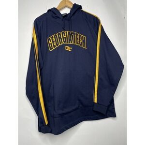 Georgia Tech‎ Yellow Jackets Hoodie Pullover Size XL Blue Yellow College